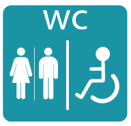 signalétique wc pmr homme femme